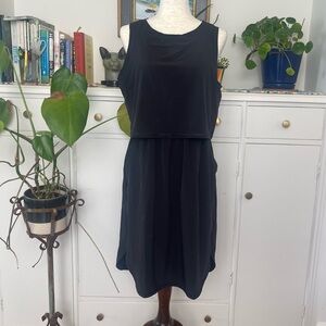 Prana Railay Black Midi Dress